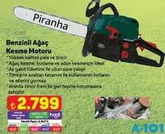 KİWİ GARDEN BENZİNLİ AĞAÇ KESME MOTORU